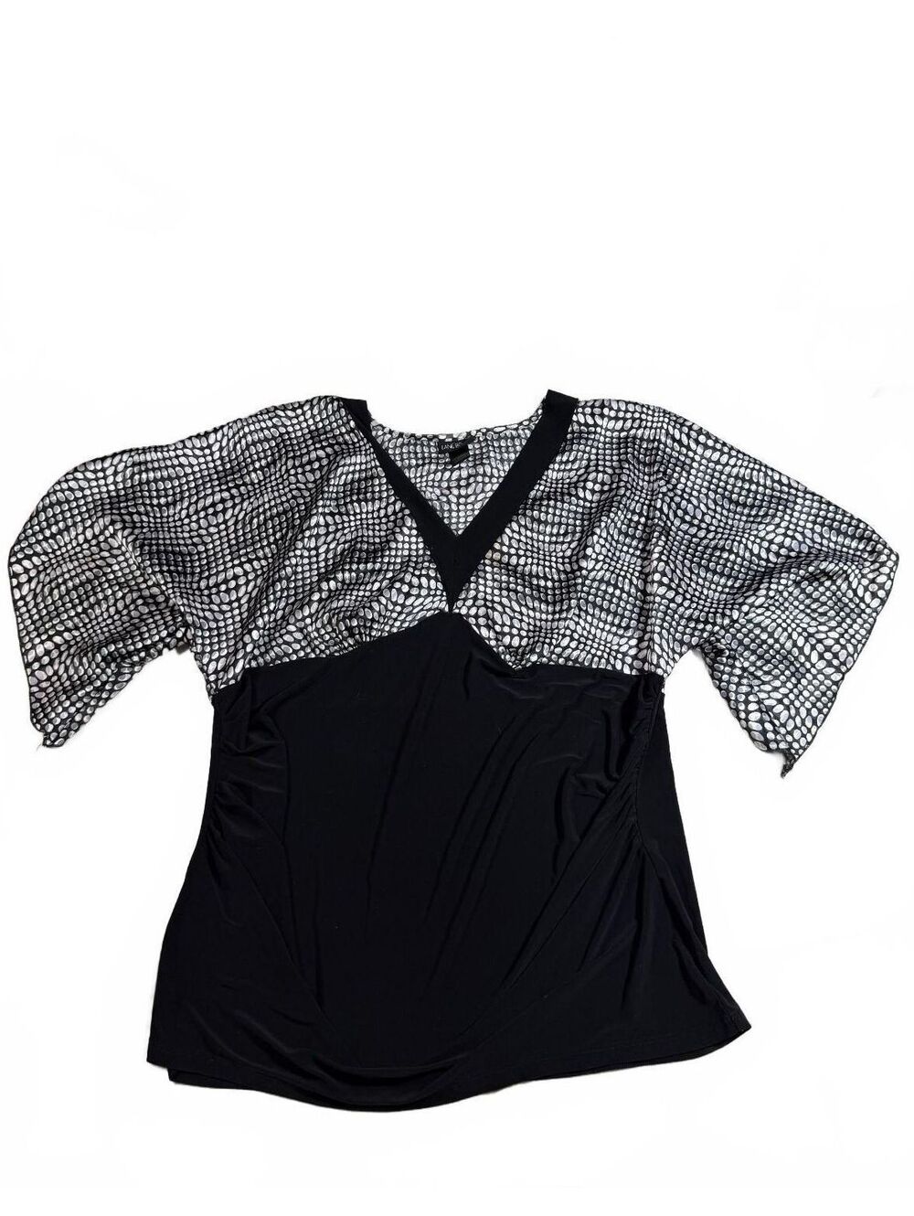 Lane Bryant Y2K Bell Sleeve Going Out Blouse Size 18/20